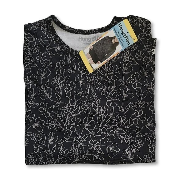 NWT Hang Ten Quick-dry UPF 50+ Protection Long Sleeves Front Pocket Sun Tee Top - Picture 4 of 4